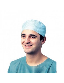 CALOT FORME RONDE NONTISSE AERE BLEU UNI (X 100)