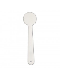 CACHE-OEIL PLASTIQUE BLANC SUR MANCHE