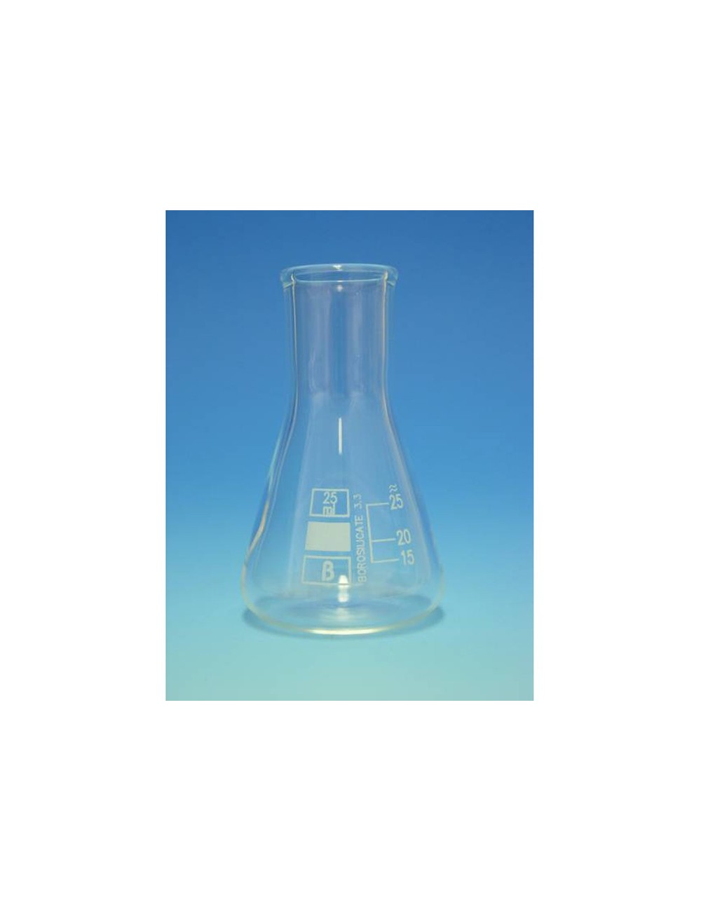 ERLENMEYER VERRE BORO COL ETROIT 25 ML