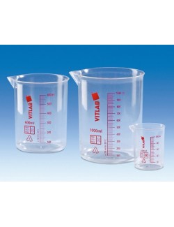 BECHER PLASTIQUE PMP ROUGE 50 ML