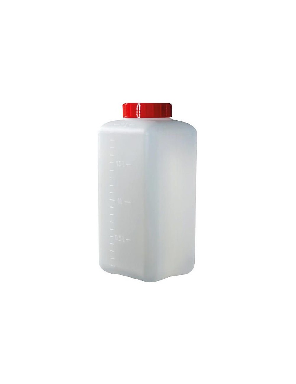 FLACON CARRE LARGE OUVERTURE DBLE FERMET. 2000ML (X50)