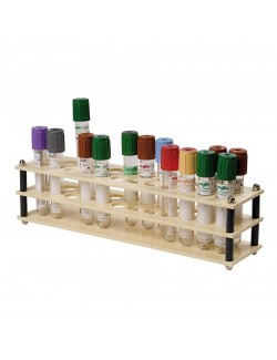 PORTOIR PVC PR TUBE/HEMOLYSE 14MM 2X6 TROUS