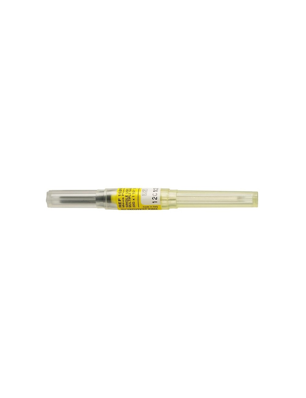 AIGUILLE MULTIPLE VACUTEST 20G 25 MM 9/10 JAUNE (X 100)