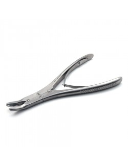 PINCE GOUGE RUSKIN DOUBLE ARTICULATION DROITE 18 CM - MORS 5 MM
