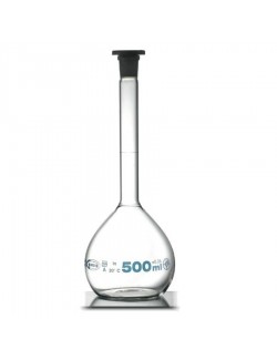 FIOLE JAUGEE VERRE BOUCHEE 100 ML