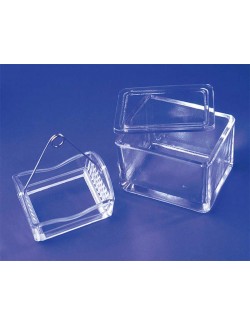 CUVE A COLORATION EN VERRE 105 X 85 MM HAUT. 80 MM