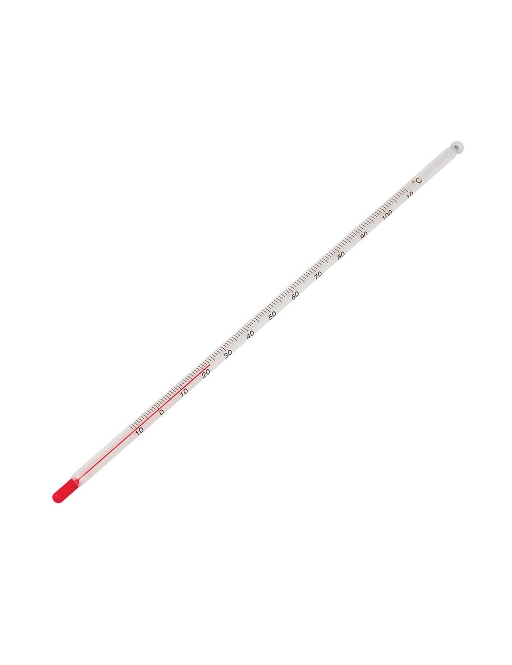 THERMOMETRE LABO. GRADUE 1° LIQUIDE ROUGE  -10° + 60°C