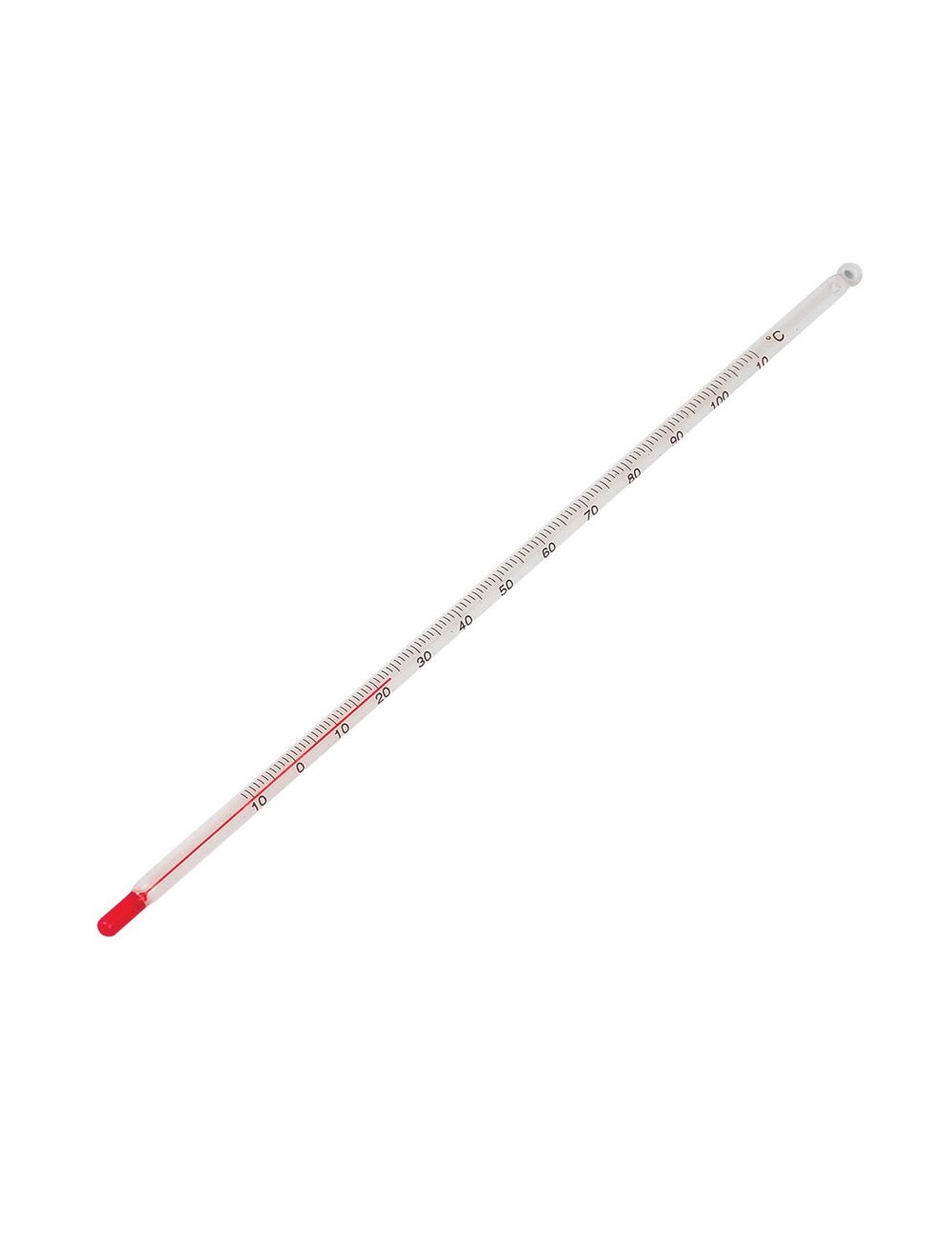 THERMOMETRE LABO. GRADUE 1° LIQUIDE ROUGE  -20° + 110°C