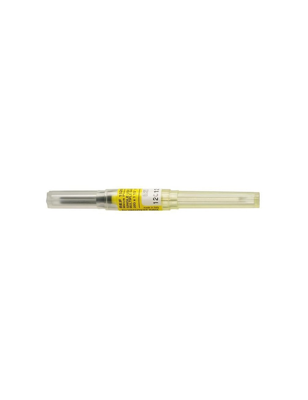 AIGUILLE MULTIPLE VACUTEST 20G 38 MM 9/10 JAUNE (X 100)