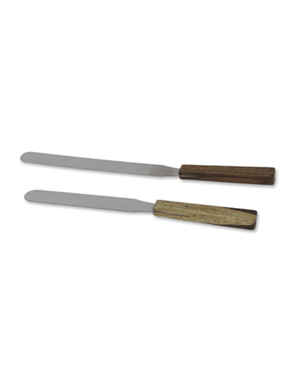 SPATULE MANCHE BOIS LAME FLEXIBLE 100 MM