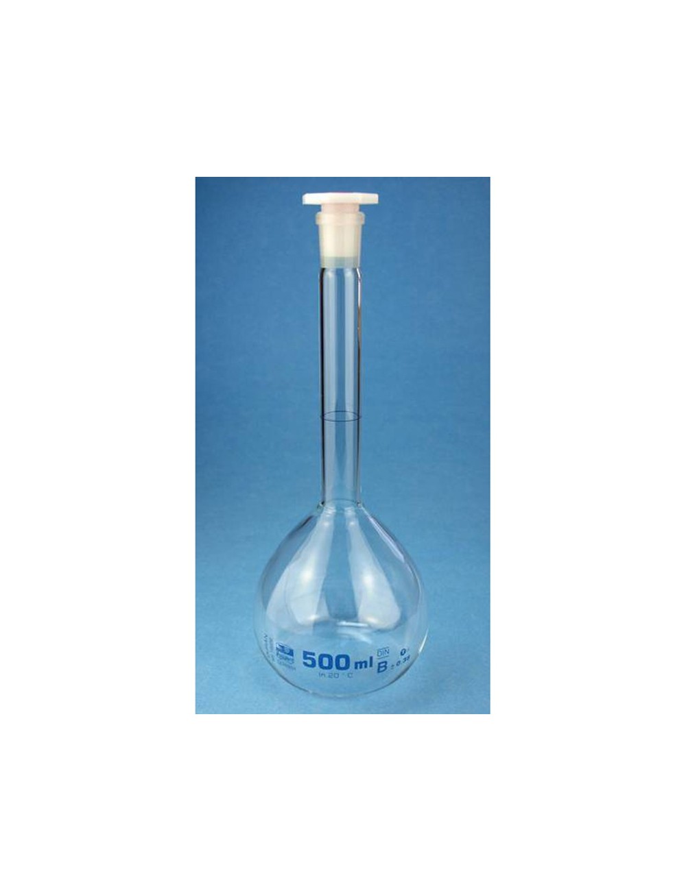 FIOLE JAUGEE POLYPROPYLENE BOUCHEE 100 ML