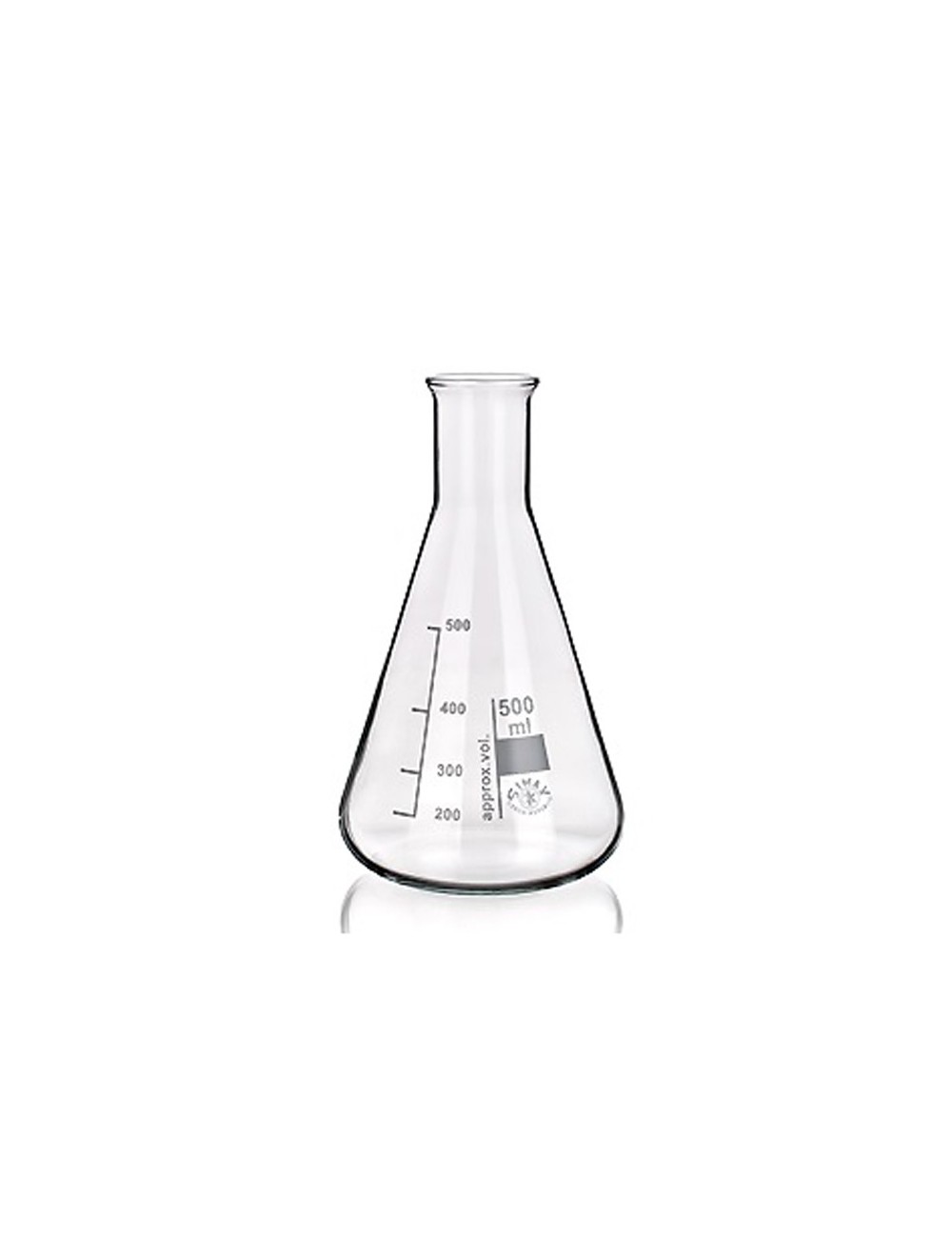 ERLENMEYER VERRE BORO COL ETROIT 2000 ML