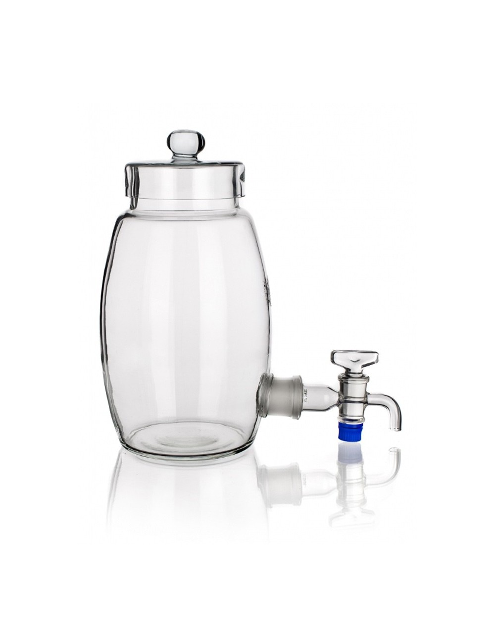 BARIL VERRE COMPLET AVEC COUVERCLE ET ROBINET 10 L