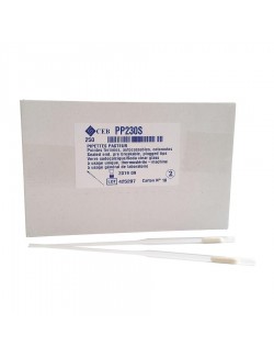 PIPETTE PASTEUR COTONNEES  270 MM (X 1000)
