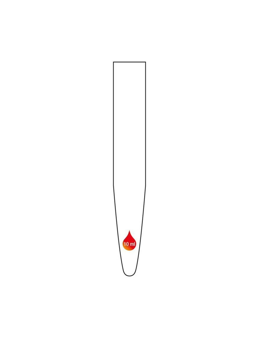 TUBE A CENTRIFUGER PS FC NS 10ML 17X109 (X 1000)