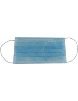 MASQUE CHIRURGIE TISSU COTON AVEC PLIS