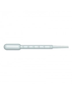 PIPETTE PLAST.COMPTE GOUTTE NS CAPAC. 3ML A/BULBE (X 500)