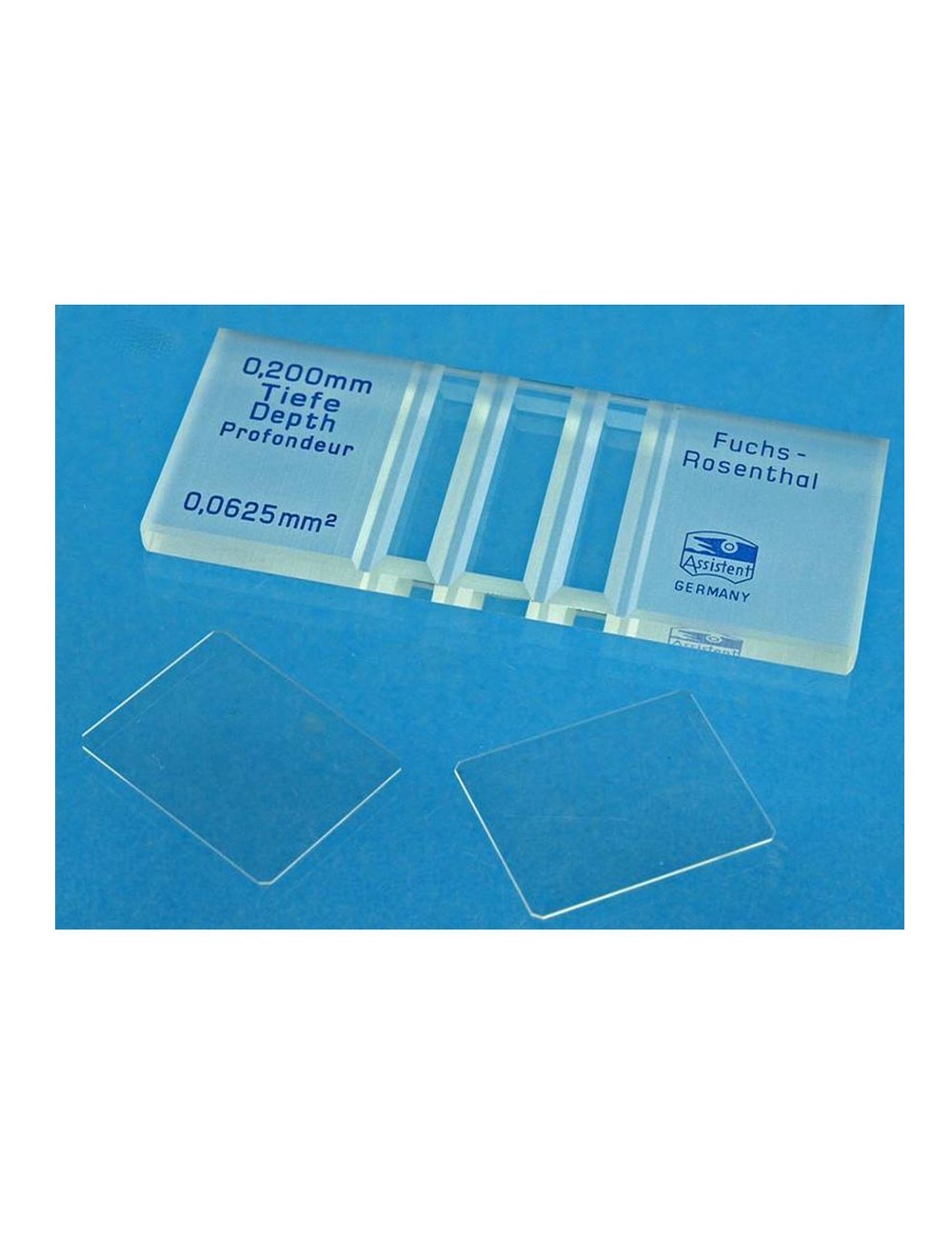 CELLULE FUCHS-ROSENTHAL SIMPLE + 2 LAMELLES PLANEES