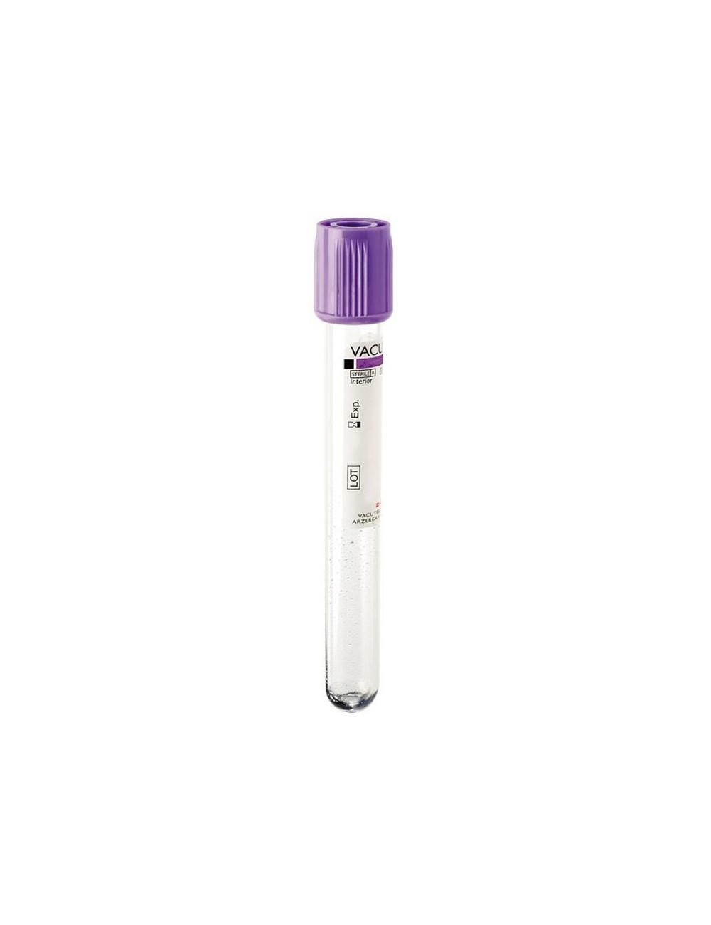 TUBE PRELEVEMENT VACUTEST 7ML EDTA K2 (X 100)