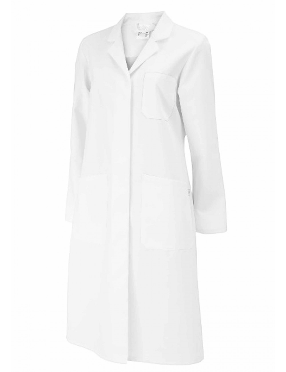 BLOUSE CONSULTATION COL TAILLEUR POL/COTON BLANCHE