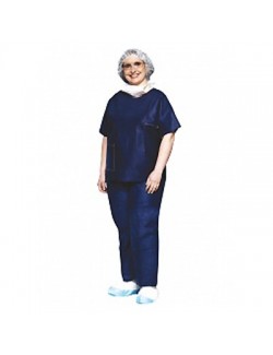 PYJAMA DE BLOC NONTISSE BLEU AUTOCLAVABLE (TAILLE L)