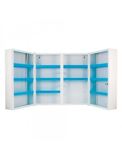 ARMOIRE PHARMACIE METAL LAQUE BLANC   53X53X20 +  CLE + CONSO