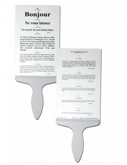 ECHELLE  VISION DE PRES POUR LETTRES