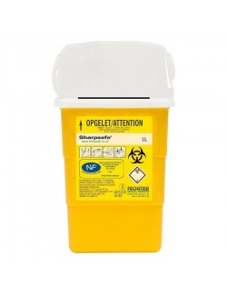 COLLECTEUR AIGUILLE  1 LITRE  SHARPSAFE