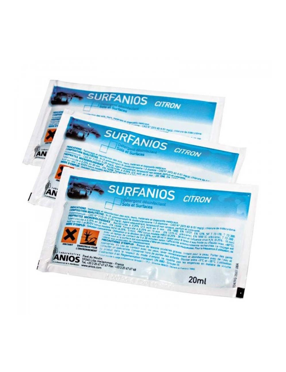 DISCONTINUE - SURFANIOS DECONTAMINATION SOL/SURFACE (500 X 20ML)*