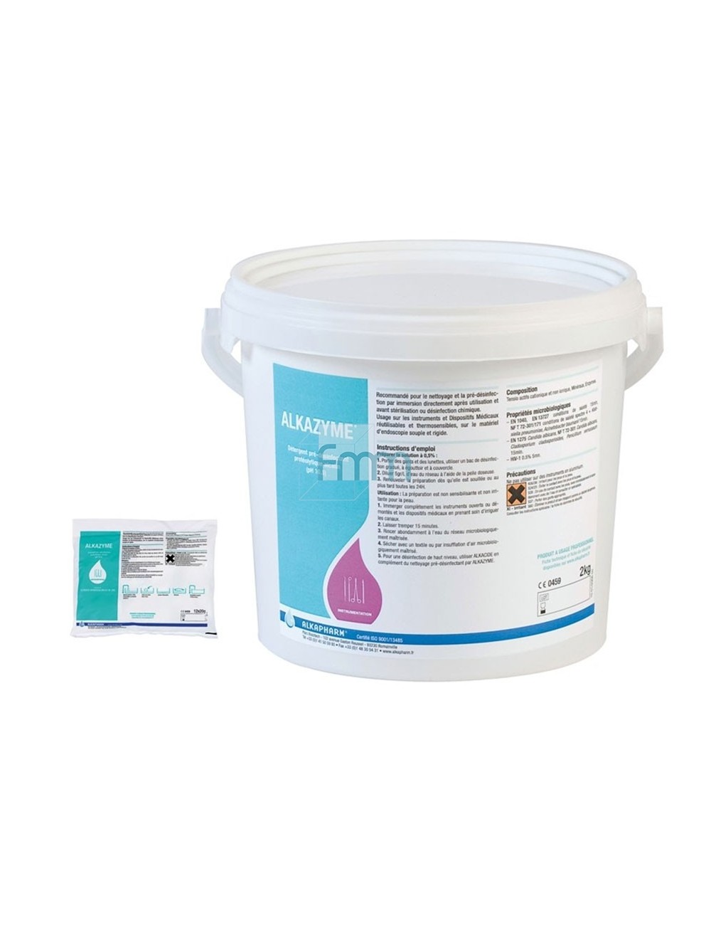 ALKAZYME POUDRE 5 KGS (A 0,5 %, POUR 1000 LITRES DE SOLUTION)