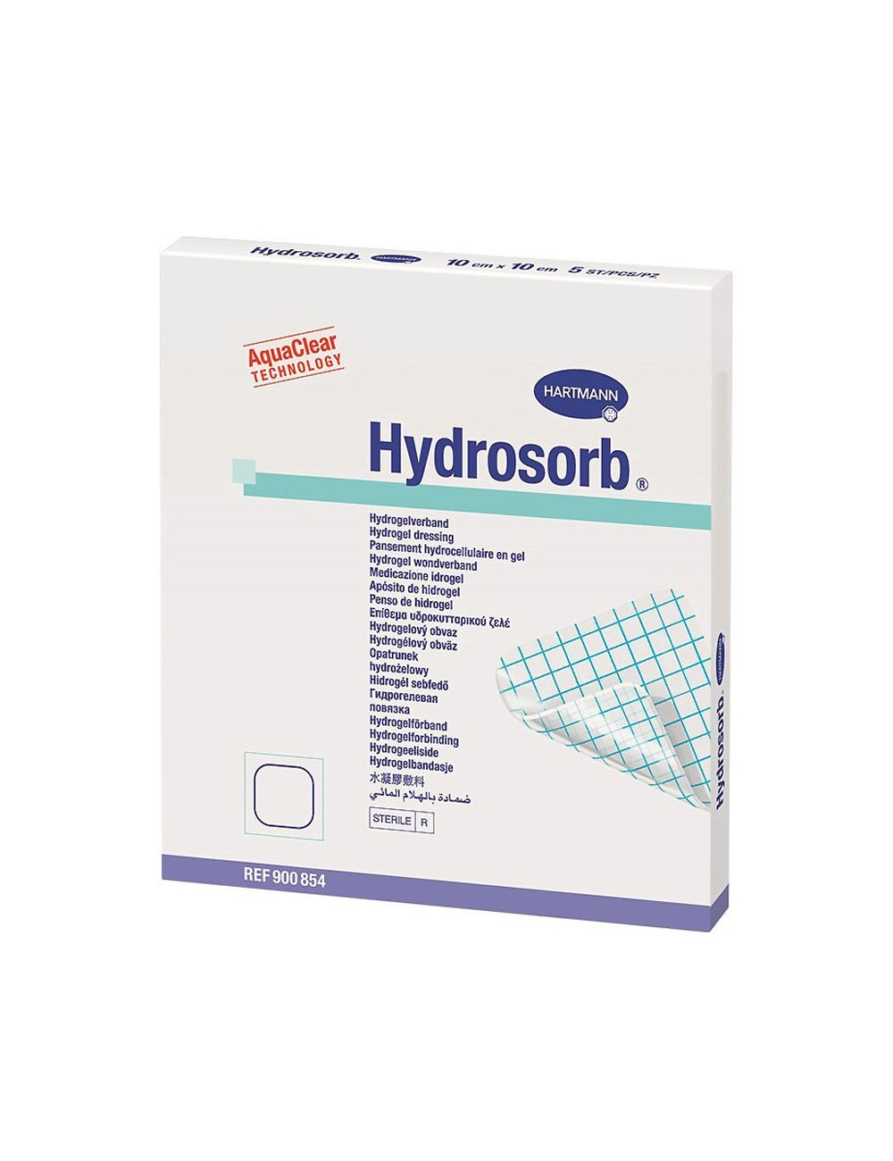 PANSEMENT HYDROCELLULAIRE GEL STER. 10X10CM (X  10)