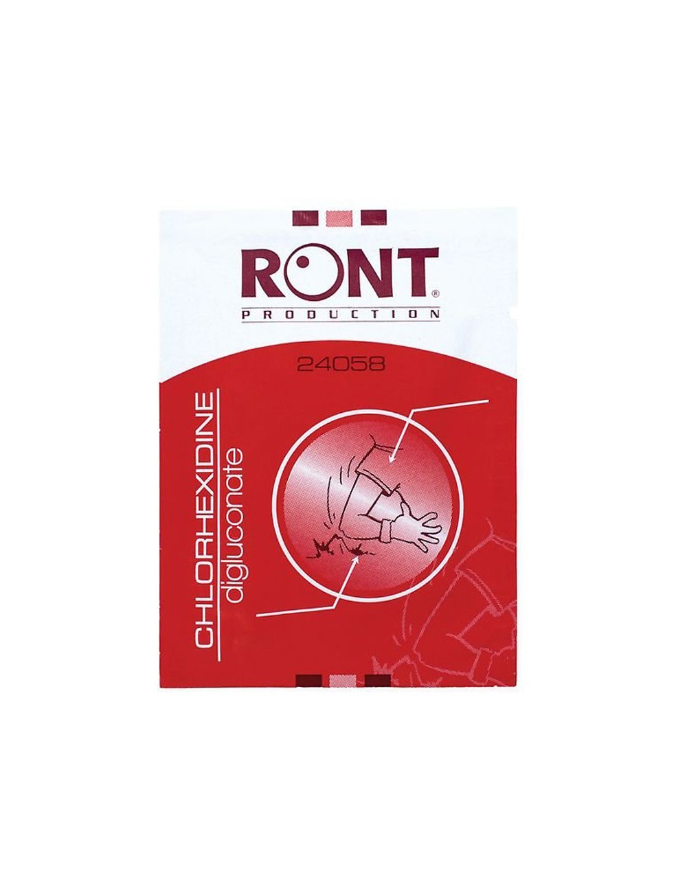 SERVIETTE IMPREGNEE CHLOREXIDINE DIGLUCONATE 2% (X 1000)