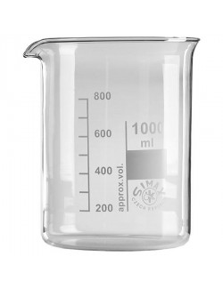 BECHER VERRE BORO FORME BASSE AVEC BEC  2000 ML