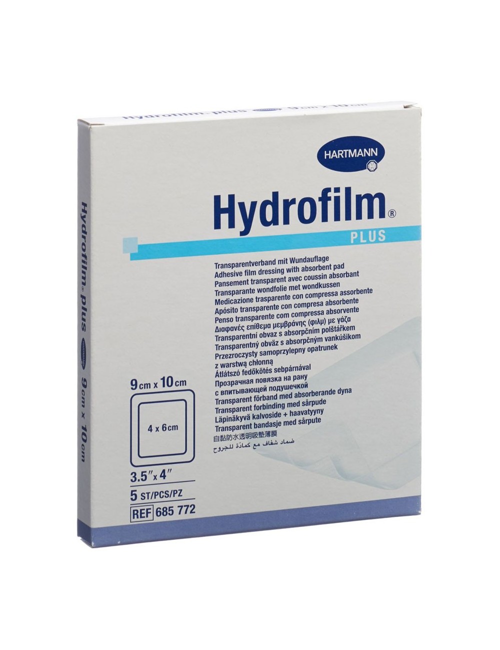 HYDROFILM PANS.ADHESIF STERILE FILM PE+COMP.9X10CM (X 50)