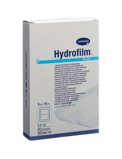 HYDROFILM PANS.ADHESIF STERILE FILM PE+COMP.9X15CM (X 25)