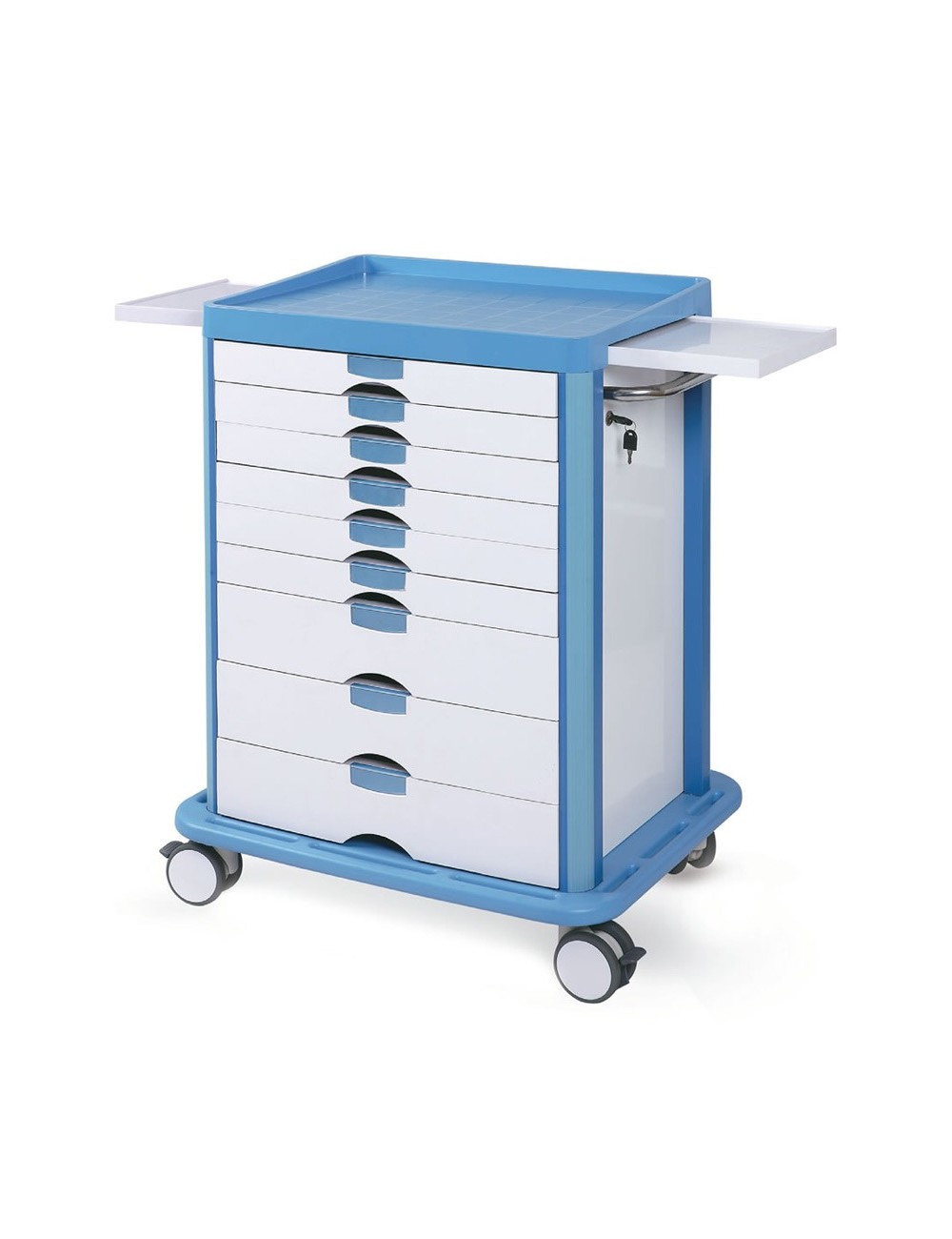 CHARIOT CATGUTIER 9 TIROIRS A COMPARTIMENTS REGLABLES