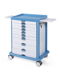 CHARIOT CATGUTIER 9 TIROIRS A COMPARTIMENTS REGLABLES