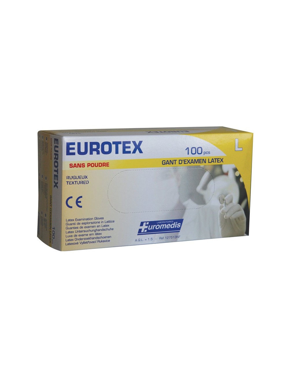 GANTS DE MENAGE STANDARD LATEX JAUNE - TAILLE 8 (X 12 PAIRES)