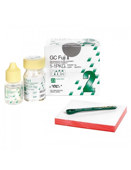GC COFFRET FUJI II POUDRE 15 GRS + LIQUIDE 8 ML, TEINTE N°21 JAUNE PAL