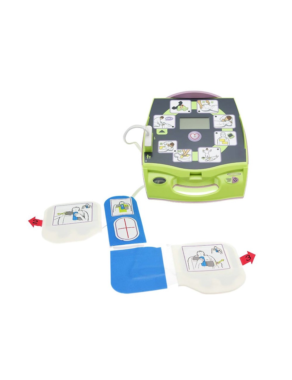 DEFIBRILLATEUR ENTIEREMENT AUTOMATIQUE ZOLL AED PLUS COMPLET