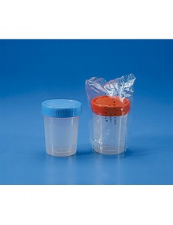 POT PRELEVEMENT PP NS 150ML AVEC BOUCHON A VIS (X 500)