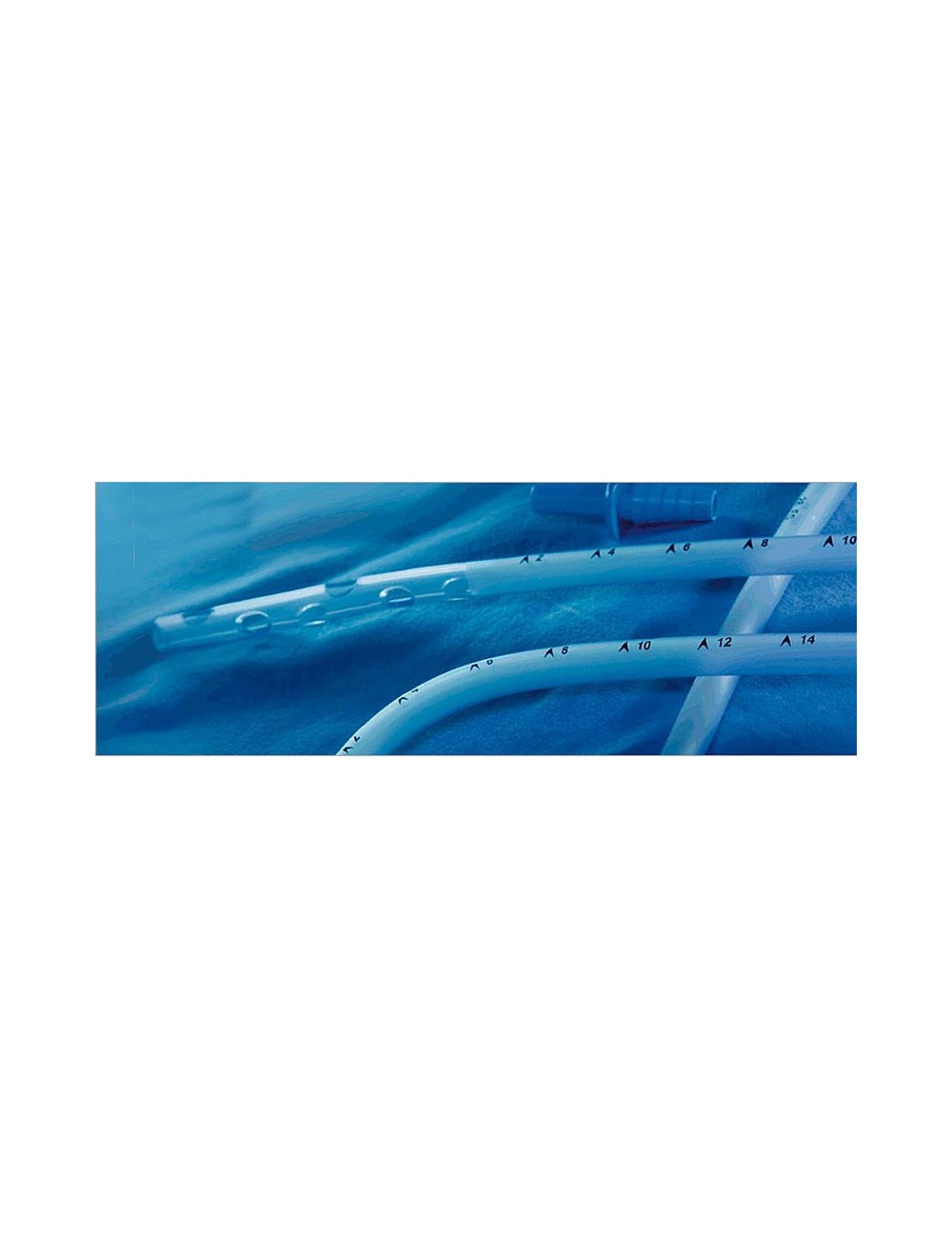 DRAIN THORACIQUE DROIT 45CM PVC - CH28 (X  25)