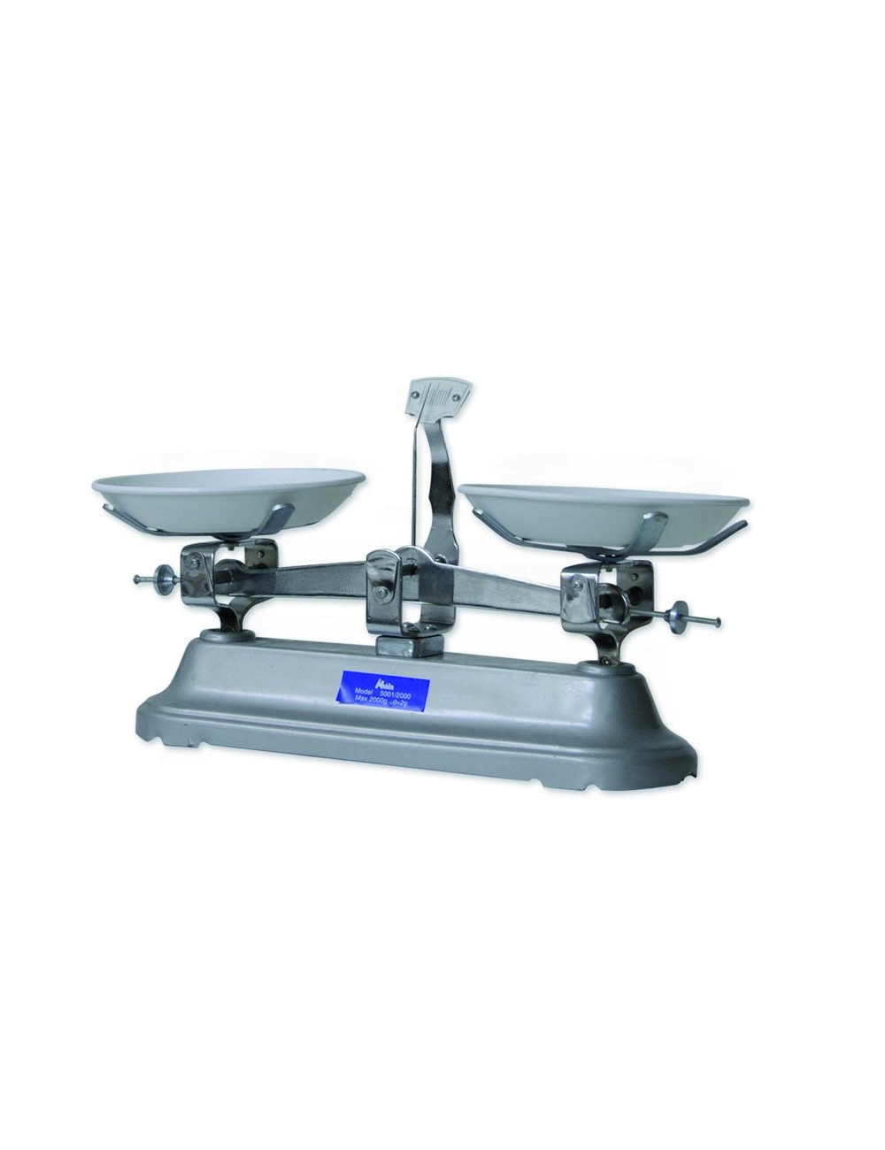 BALANCE MOD. ROBERVAL 2 PLATEAUX 2000 GR./2 GR. + 1 JEU DE POIDS