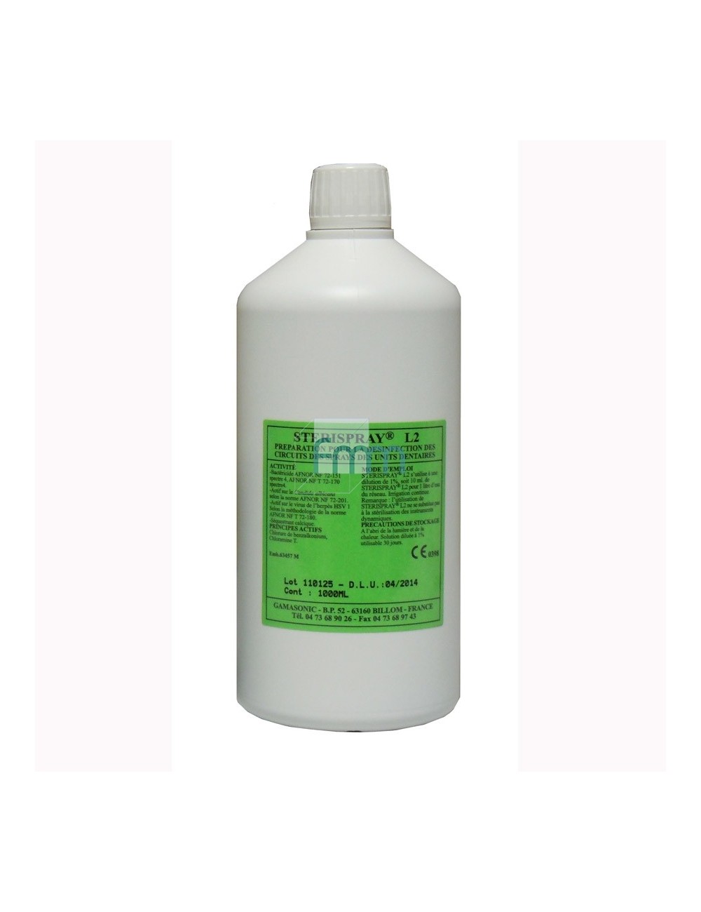 STERISPRAY SOLUTION DESINFECTION CIRCUITS SPRAYS DENTAIRES FLACON 1 L