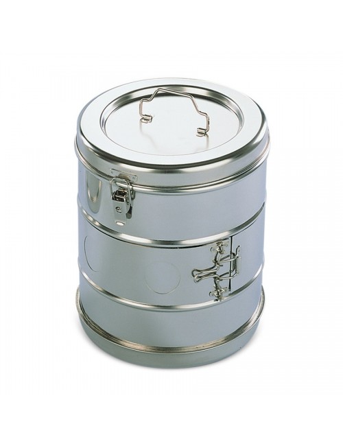 TAMBOUR INOX DIAM 150 X H 100 MM