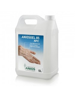 ANIOSGEL 85NPC / GEL ANTISEPTIQUE P/MAINS  - 4 BIDONS DE 5 LITRES*