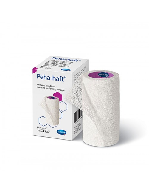 BANDE FIXATION ELAST/COHESIVE PEHA HAFT 4M X 8CM (X140)