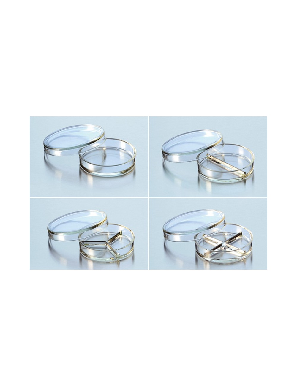 BOITE DE PETRI ASEPTIQUE DIAM.90MM - 2 COMPARTIMENTS (X 500)