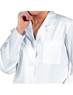 BLOUSE FEMME 100% COTON COL REVERS MANCHE LONGUE