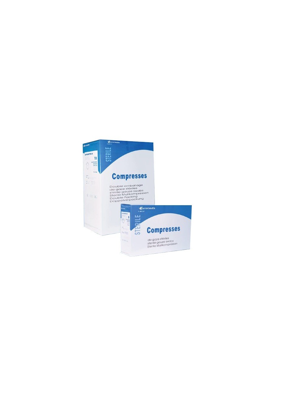 COMPRESSE GAZE STERILE 17F/12P - 10X10CM (150 SACHETS X 2)